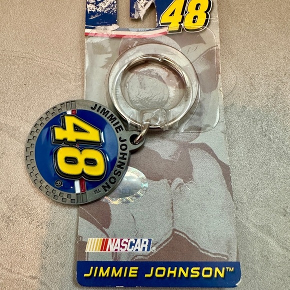 NEW Jimmie Johnson Nascar #48 Lowe's Key chain keychain ring Jimmy racing gift - Picture 4 of 4